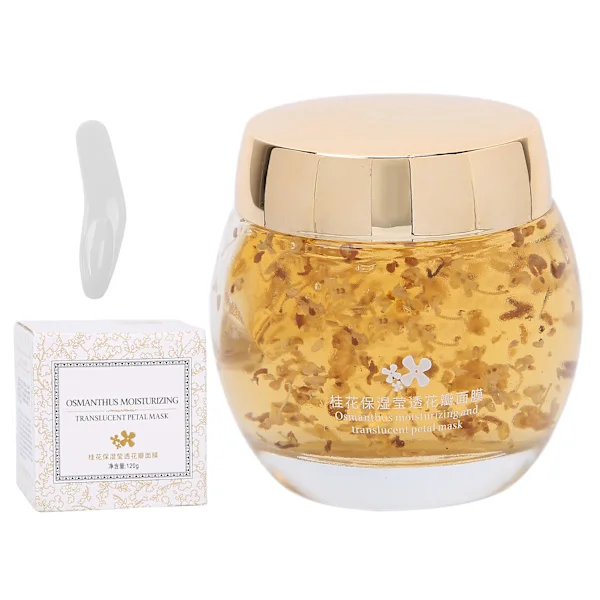 Bioaqua 120ML Osmanthus Hydrating Ansiktsmaske Beroligende Ansiktsmaske Kvinner Petal Sovemaske