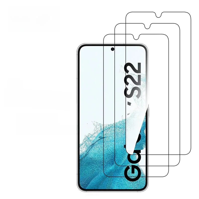 AliExpress - Protecteur d'écran pour Galaxy S22 Samsung, verre trempé déverrouillage par empreinte digitale HD cristal 9H 0,22 mm de haut boîtier en 