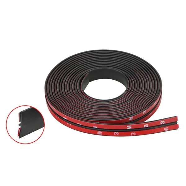 Gummilister for bil, kantforseglingslister, takluke, bilforsegling, beskyttelseslist, vinduslister, lydisolering, støydemping 19mm-2M