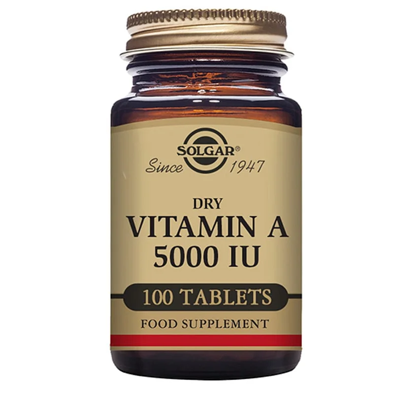 3 for 2 - Solgar Vitamin-A 1502 ug 100 tabl., Helse & Madvarer, Vitaminer, A-vitamin