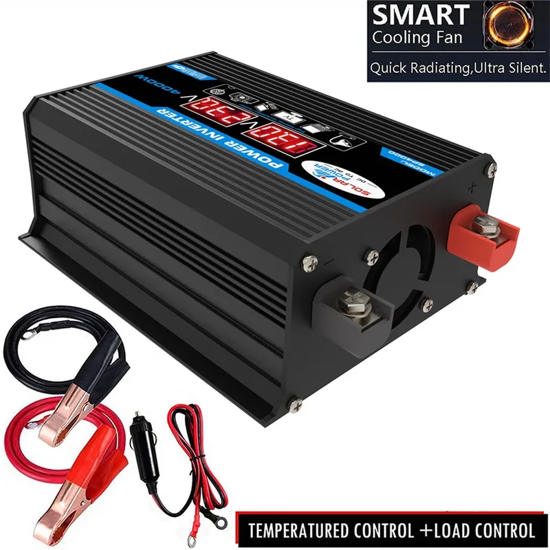 AliExpress - Reine Sinus Welle Inverter Dual USB 12V Zu 220V/110V 1600W 2500W 3500W 4000W LED Auto Spannung Konverter Werkzeug Auto Hause Inverter