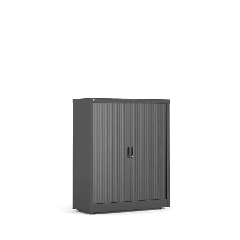Rulokaappi STUDIO, 1200x1000x420 mm, musta, musta