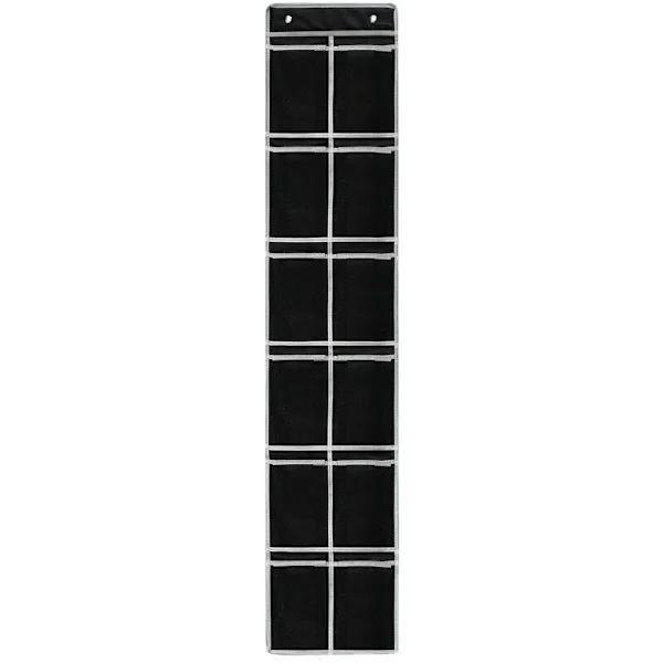 12 Large Pocket Hanging Shoe Rack Behind Doors Shoe Storage Rack Household Wall Bag Bedroom Shoe Storage-A