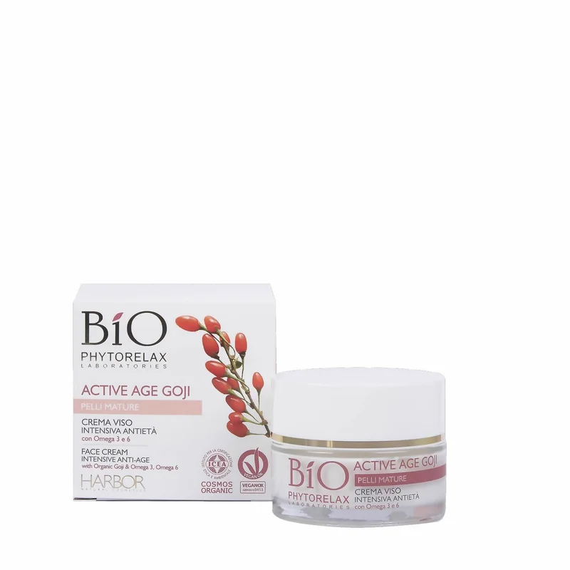 Phytorelax Skincare Vegan & Organic Crema Viso Intensiva Antietà 50ml - Tratt.viso 24 ore antirughe
