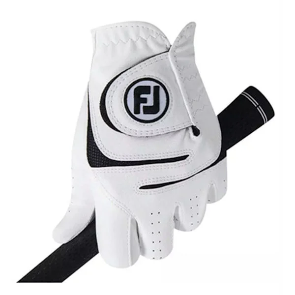 FJ Golfhandskar Herr Andningsbar Lammskinn Halkfri Vänster Hand Slitstark 2-pack