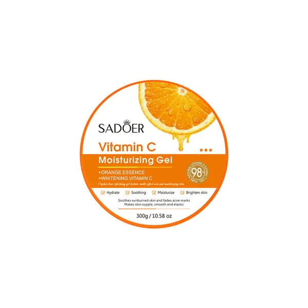 Aloe Vera Gel, återfuktande Aloe Vera Gel med C-vitamin, 300g