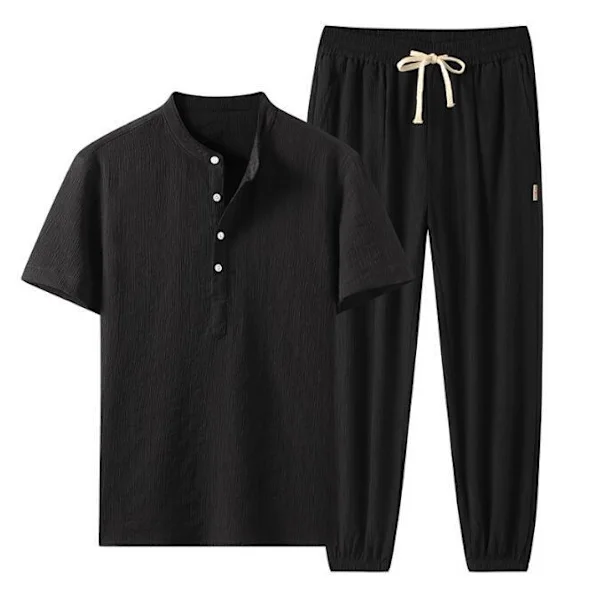 Herr 2 st kortärmad skjorta Casual Suit