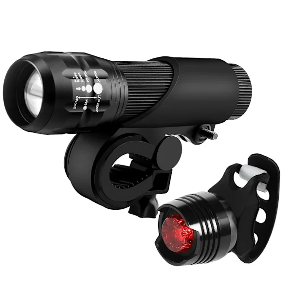 Bike lights, bike light that installs in seconds without tools, Pow