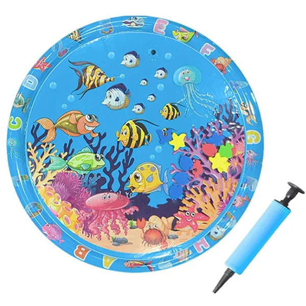 Baby Water Mat, Inflatable Water Mat for Infants, Baby Play Mat, Baby Water Mat, Water Play Mat Baby Toys - Can be filled with water