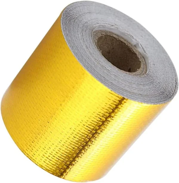 Isolering Aluminiumfolie Tejp Värmebeständig för Reparation Tätningslist Lagnings Tejp Termisk Isolering Luftkonditionering
