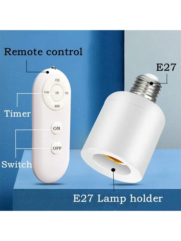 AliExpress - E27 60W Drahtlose Fernbedienung Smart Timer Schalter Lampe Halter 110V 220V Haus Multi Licht Schalter Baby zimmer Schlafzimmer Timer 