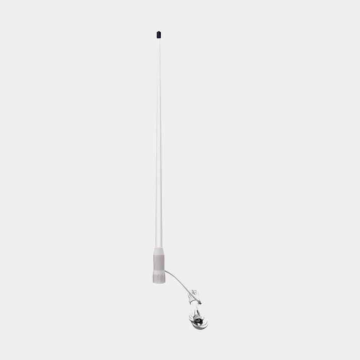 VHF antenna 1852-Marine, motorboat, white, 105 cm, with 7 metre cable with 2 FME connectors