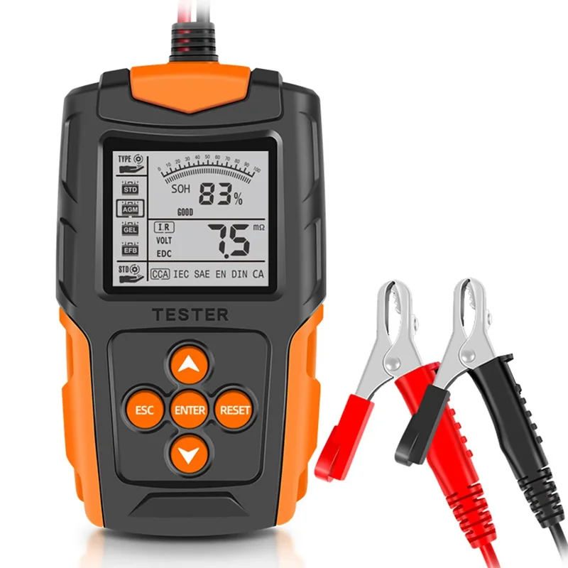 AliExpress - Podofo DM 12V 24V Car Battery Tester for Car Truck Car Motorcycle Digital Battery Analyzer Test Tool CCA IR SOH Measurement