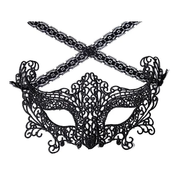 Venetiansk Ögonmask i Spets - Spetsmask Maskerad Halloween