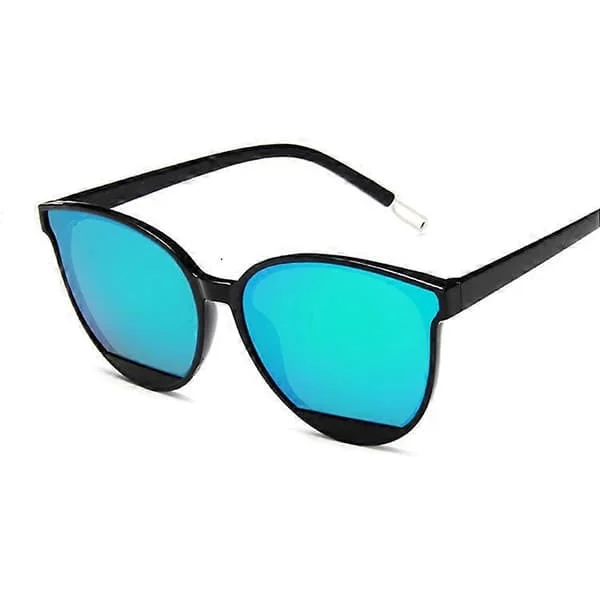Retro Spejlsolbriller Dame Vintage Cat Eye Sorte Solbriller (FMY)