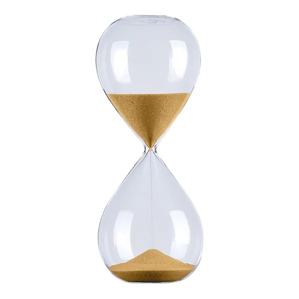 5/30/60 minutter Rund Sand Timer Personlighet Glass Timeglass Ornament Nyhet Tidshåndteringsverktøy Glød 30min Glød-FF- Glød 30min