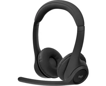 Logitech-Zone 300 - Graphite-Trådløst headsett med aktiv støyreduksjon-Computer accessories-PC-headset