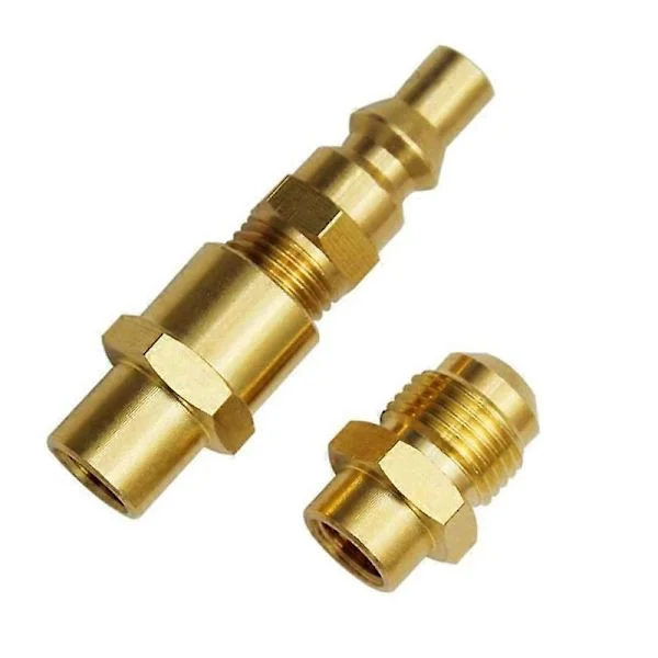 1/4 tomme RV Hurtigkoblingsadapter Erstatning for Q 100, 1000, 200, 2000, 1200, 2200 Bærbar Gassgrill