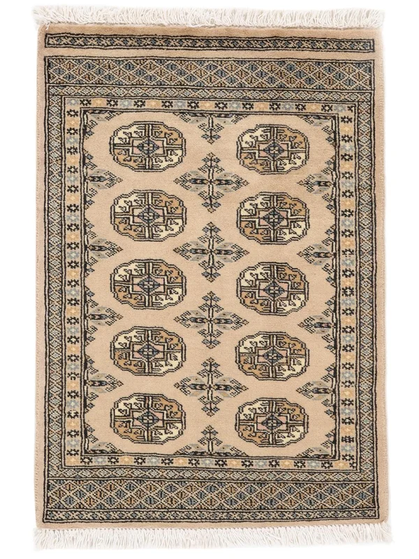 Pakistan Bokhara 2Ply Matta Orientalisk Orange/Brun (Ull, )