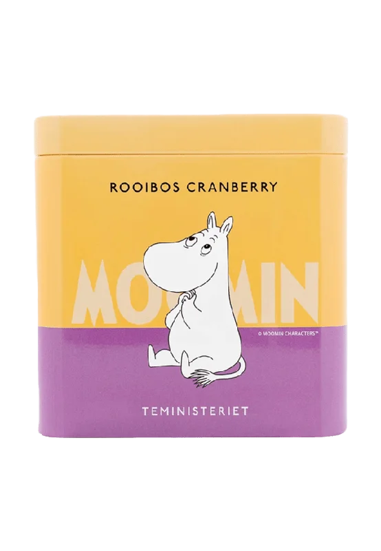 Teministeriet Moomin Rooibos Cranberry Tin Koffeinfritt Kaffe, te & dryck Gul 100gram