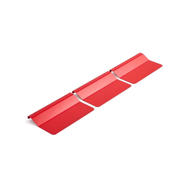 Källsorteringsmarkör till tippcontainer, 3-pack, röd