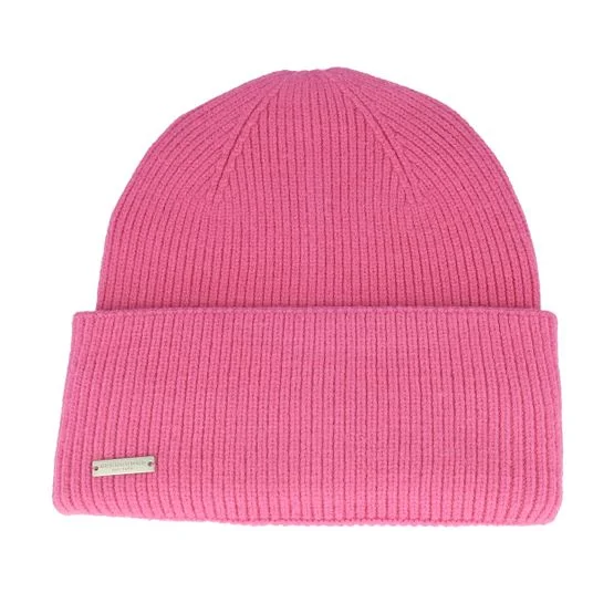 Seeberger - Pinkki cuff Beanie - Knit Beanie Rose Cuff @ Hatstore
