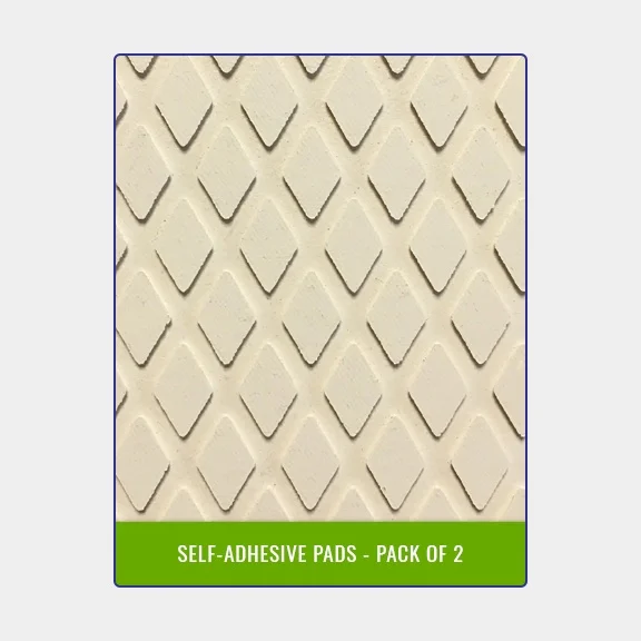 Alfombra antideslizante / antideslizante barco Treadmaster Anti-Slip Diamond Pattern (PSA) White Sand, 275 x 135 x 3 mm, 2-pack