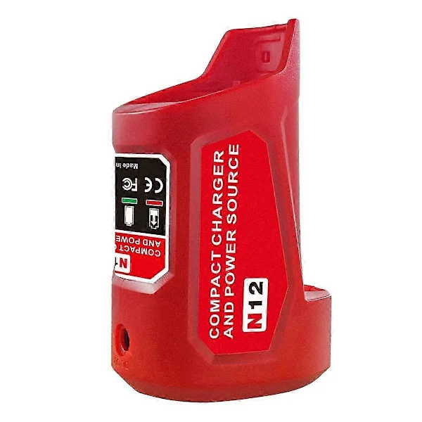 N12 Batteri Strømkilde Adapter til Milwaukee 12V M12 Batteri Strømhjul Oplader Adapter med 12V 2025