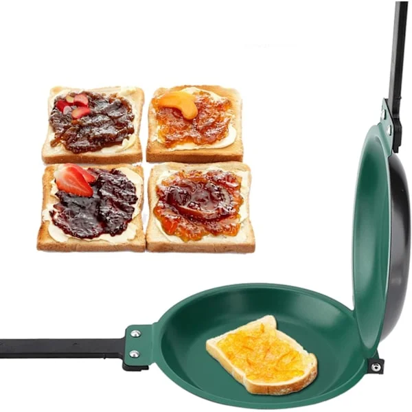 Dubbelsidig non-stick stekpanna vändbar stekpanna pannkakspanna hemkök