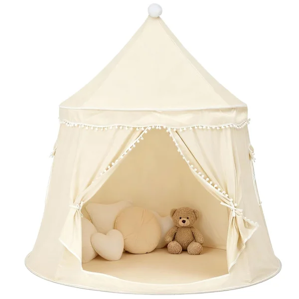 Stort leketelt for barn – Yurt-design leketelt med veske, perfekt gave til barn