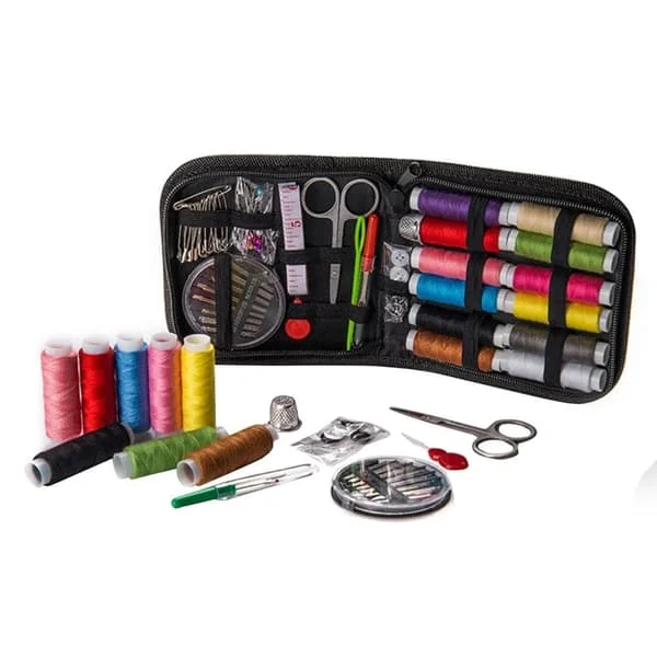 Sy-kit / sytilbehør Deluxe Travel Case 72 dele - komplet syværktøj til begyndere, rejsende, familie og venner