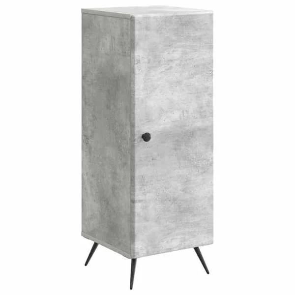 vidaXL Buffé Grå betong 33 x 34,5 x 90 cm Ingenjörsträ 895518