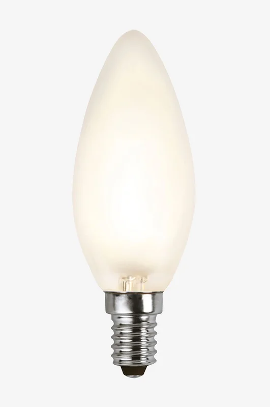 Globen Lighting - Valonlähde E14 LED, kynttilälamppu huurrelasi 4 W - Valkoinen - Valonlähteet & lamput - - Homeroom