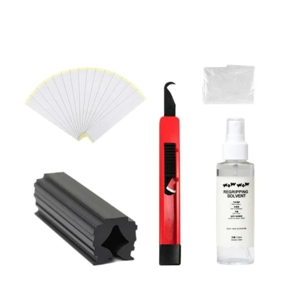 1/3 Golfkølle grep kit grep tape striper 120ml grep løsemiddel regripping 5 stk sett 1 stk