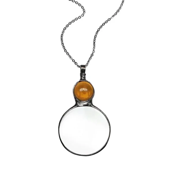 Förstoringsglas Halsband Present - 2022 Förstoringsglas Halsband Vintage 10X Förstoringsläsning Förstoringsglas Dekorativ Present