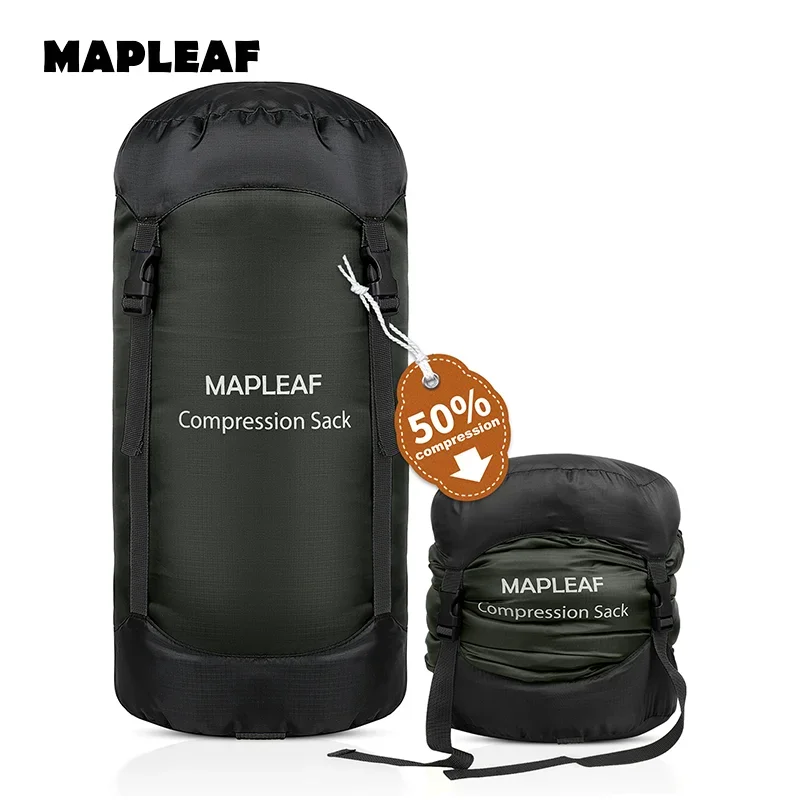 AliExpress - MAPLEAF sac de rangement ultraléger et étanche pour randonnée, Camping en plein air, sac de couchage à Compression pour sac à dos