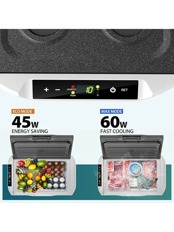 AliExpress - 35L Dual-Zonen-Kompressor-Kühlschrank mit APP-Steuerung, tragbarer 12V Kompressor-Kühl-/Gefrierschrank, schnelle Kühlung -20°C ° C bis 20