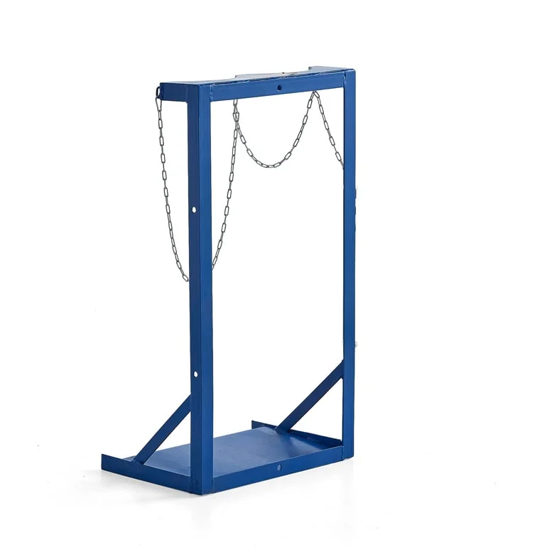 Gas cylinder rack, for 2 x 40-50 L steel cylinders
