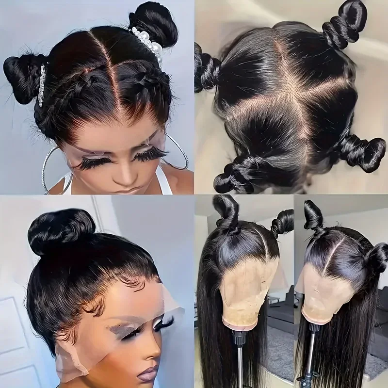 AliExpress - HD 360 Full Lace Wig Human Hair Pre plucked HD Lace Wig 13x6 Human Hair Wigs 36 inch Bone Straight Lace Frontal Wig For Women