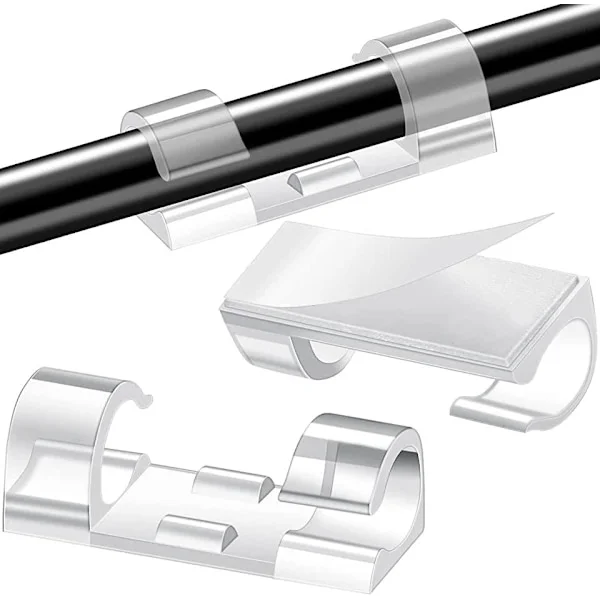 Selvklebende Kabelholder – Kabelklips