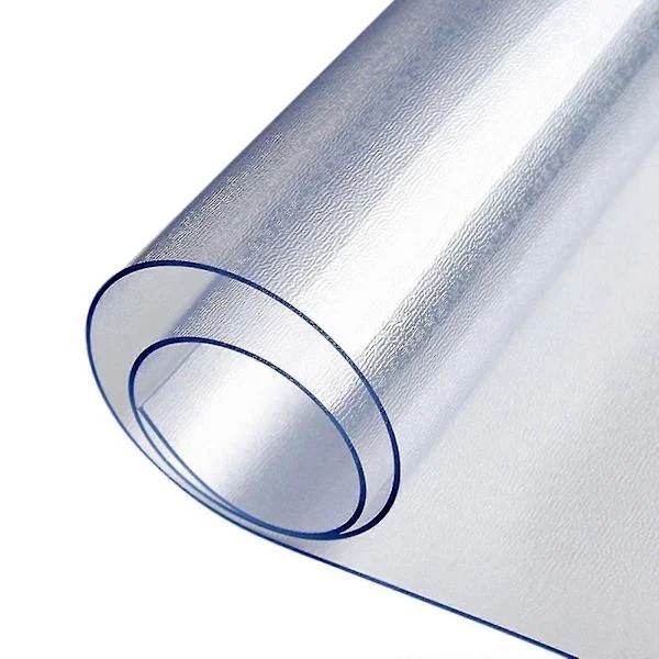 Transparent Floor Protector, 1.5mm Thick, Non-Slip PVC Mat for Hallways, Vinyl Runner Mat, Easy to Clean (Frosted Version) Tablecloths