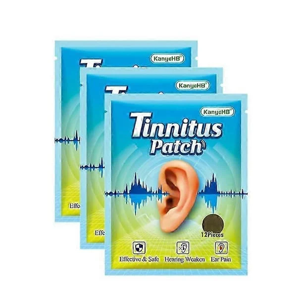 1-5x Tinnitus Relief Patches til ringende ører - Naturlig urtebehandling mod ørepine, lindring af øresmerter, beroligende kløe og høretab
