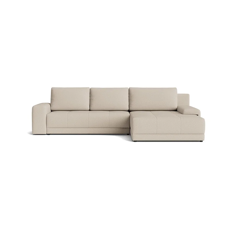 Austin chaiselong sovesofa, vendbar | opbevaring - Primo Beige - 308x213x90cm - Sofa, sovesofa, chaiselong | Vendbar & Funktionel sovesofa