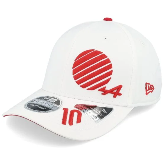 New Era - Motor Blanc adjustable Casquette - Alpine F1 25 Gasly Japan 9SEVENTY White/Red Adjustable @ Hatstore