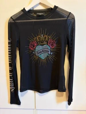 Svart mesh topp Juicy Couture