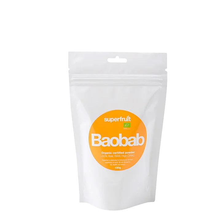 Superfood Superfruit Baobab Pulver ECO 150 g - Bodyman.dk