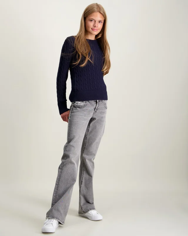 Gina Tricot Young Chunky basic flare jeans Grau Jeans Mädchen - Kids Brand Store
