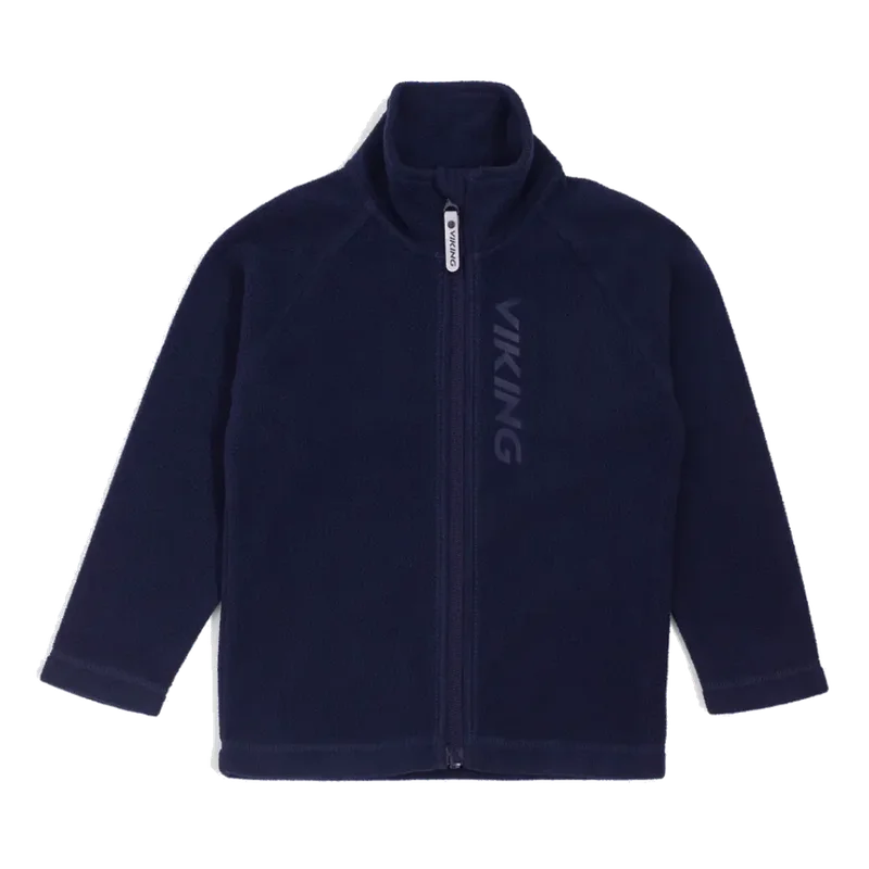 Viking Playtime Fleece Jacket Warm Kids Navy