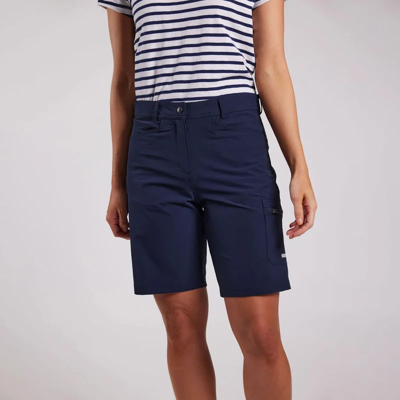 Sailing shorts Sebago Performance Midi, Navy, women, Large