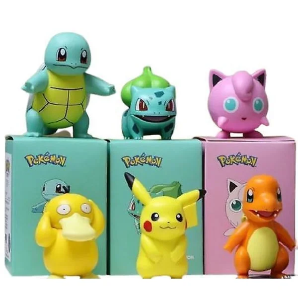 Original Pikachu Pokémon Figurer 8CM Ny Model